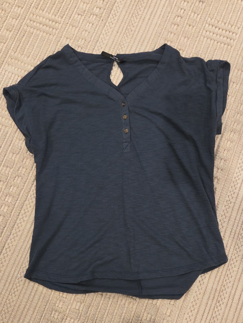 Women’s Kuhl Short Sleeve Henley Top - Navy